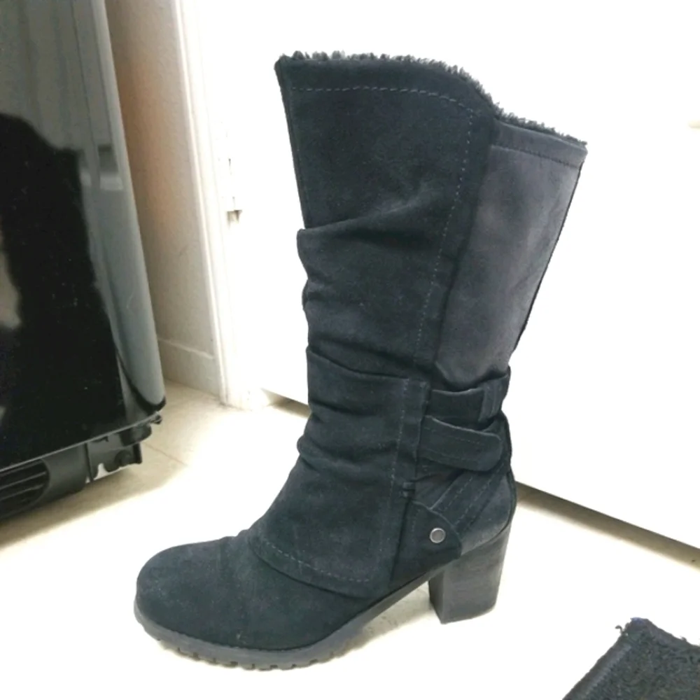 BARE TRAPS suede winter boots fleece lined